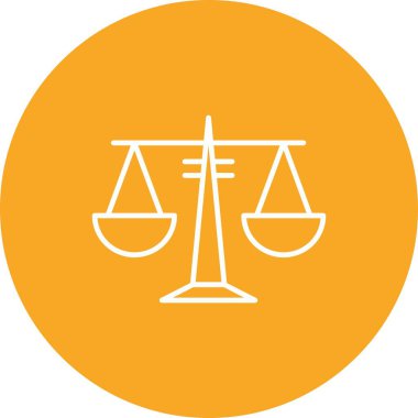 Projeniz için vektör dengesi simgesi