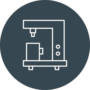  Vektör kahve makinesi simgesi