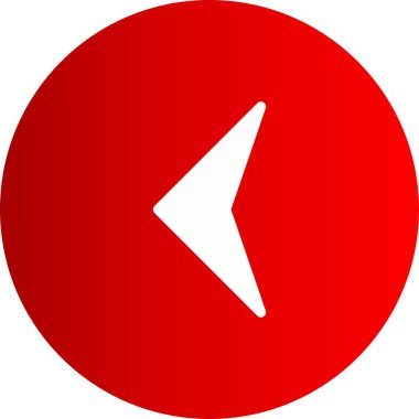 Projeniz için sol yön ok simgesi