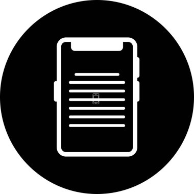  Vektör mobil simgesi, illüstrasyon