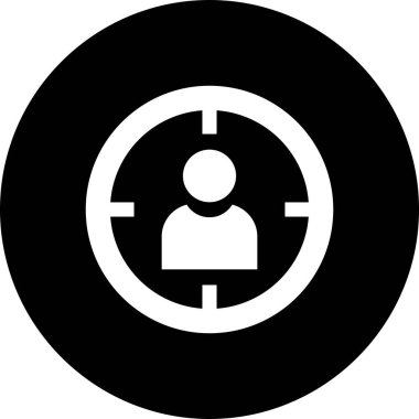 vektör hedef simgesi illüstrasyonu