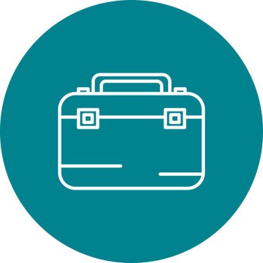  evrak çantası simgesi, yaratıcı tasarım şablonu, vektör 