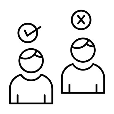 Web ve grafik tasarımı için modern vektör çizgisi simgesi tasarımınız ve diğer projeleriniz için özeldir