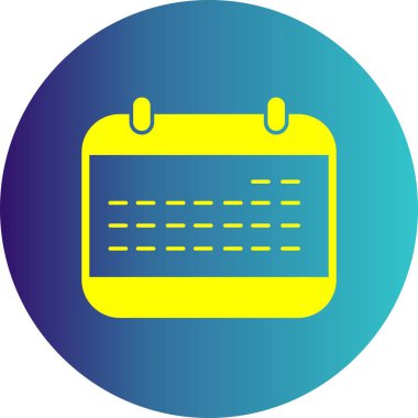  Vektör Takvim Simgesi, illüstrasyon