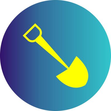 Projeniz için vektör kürek simgesi