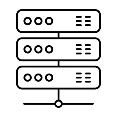 Web ve grafik tasarımı için modern vektör çizgisi simgesi tasarımınız ve diğer projeleriniz için özeldir