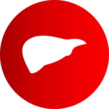 Projeniz için vektör karaciğer simgesi