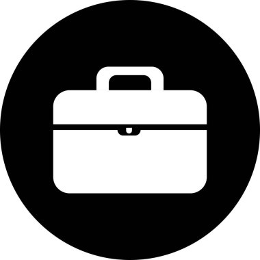 çanta simgesi, web grafiği, vektör illüstrasyonu 