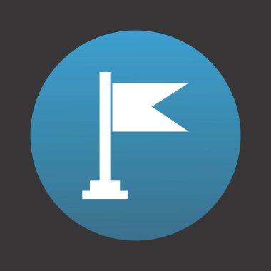 Grafik tasarımı, bayrak vektör illüstrasyonu