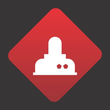 Web grafik çan simgesi, uyarı simgesinin vektör illüstrasyonu