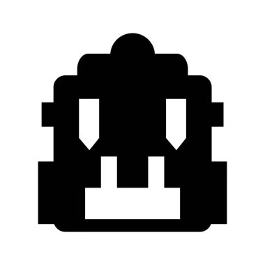 çanta simgesi, web grafiği, vektör illüstrasyonu 