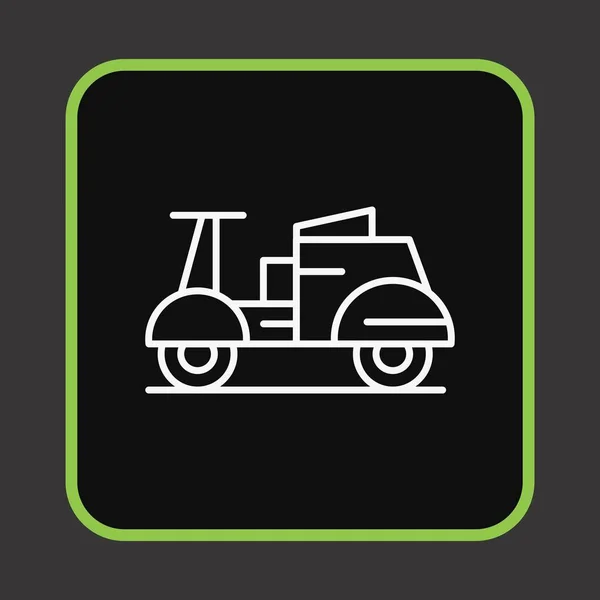 Illustration Vectorielle Transport Moto — Image vectorielle