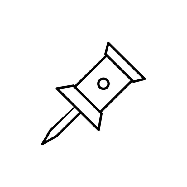 Icono Pin Para Proyecto — Vector de stock
