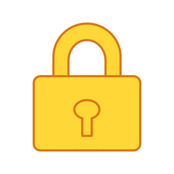 Vector Lock Icon Your Project — Stock Vector