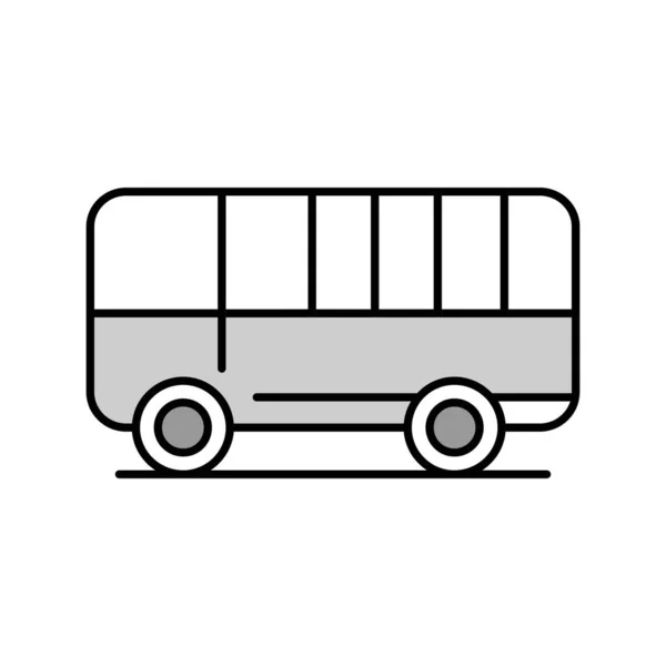 Vector Bus Icon Template Voor Project — Stockvector