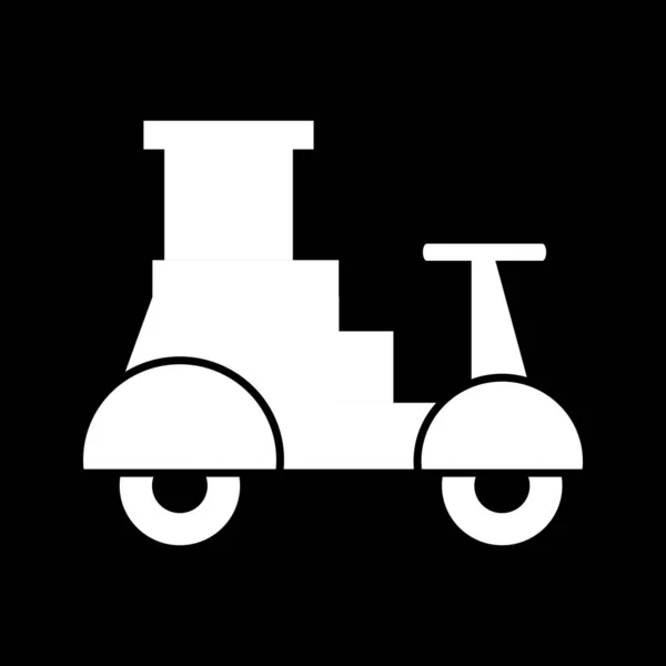 Vélo Livraison Illustration Vectorielle — Image vectorielle