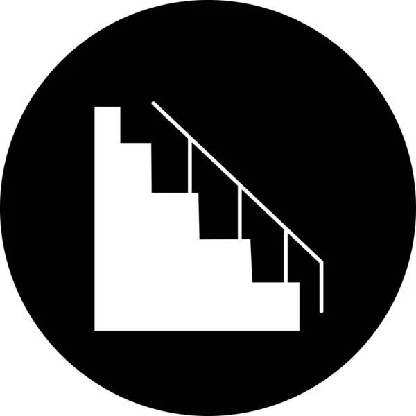 Vector Stairs Icon Your Project — Stock Vector