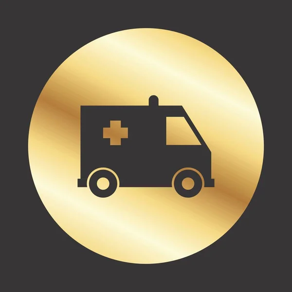 救护车图标为您的项目 — 图库矢量图片