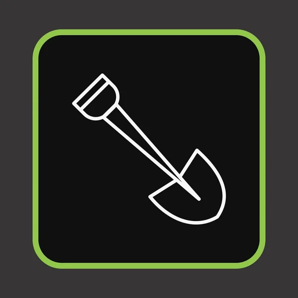 Showel Icon Für Ihr Projekt — Stockvektor