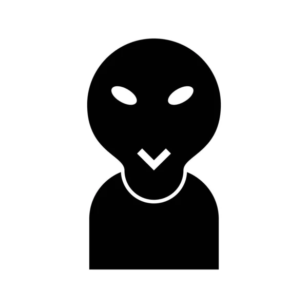 Ikon Vektor Alien Bagi Proyek Anda - Stok Vektor