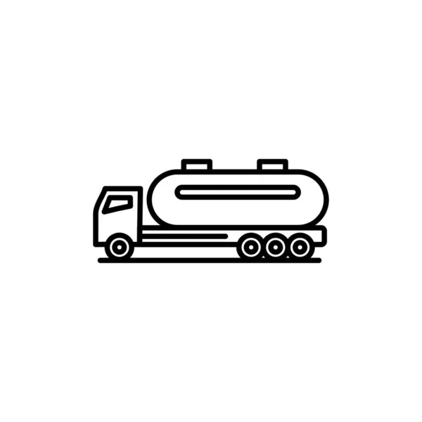 Ikona Cisternového Vozu Pro Váš Projekt — Stockový vektor