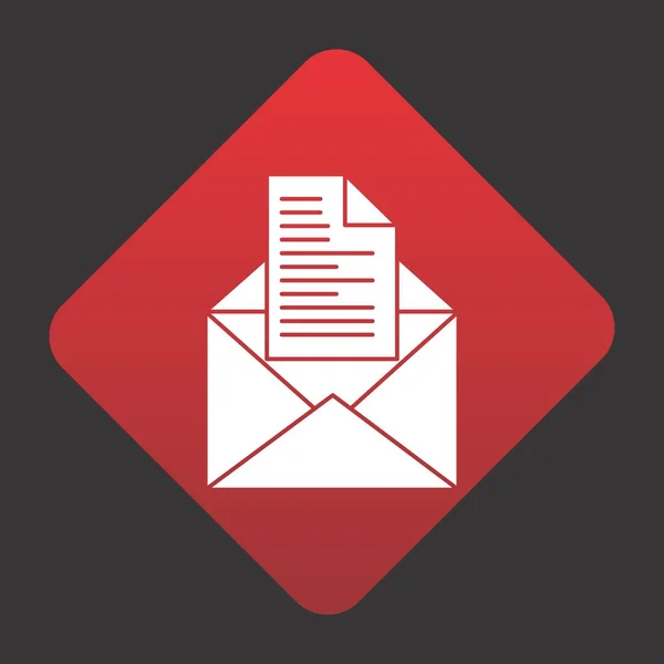 Icône Mail Pour Votre Projet — Image vectorielle