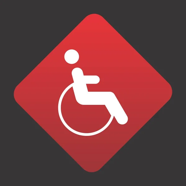 Icono Handicap Para Proyecto — Vector de stock