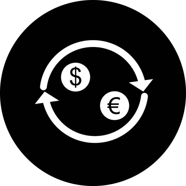 Vector Icono Transferencia Dinero Para Proyecto — Vector de stock