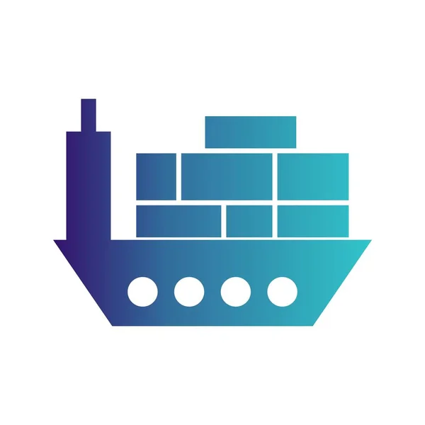 Ship Icon Your Project — Stock Vector