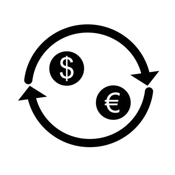 Vector Icono Transferencia Dinero Para Proyecto — Vector de stock