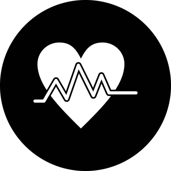 Vektör Kalp Atışı Simgesi — Stok Vektör