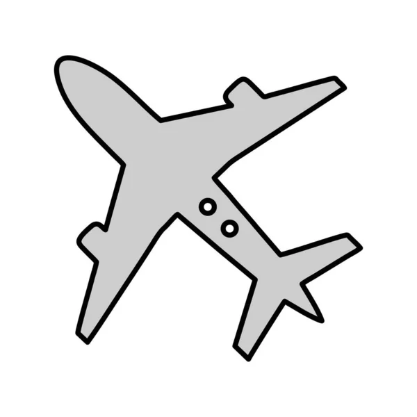 당신의 프로젝트를 비행기 Briefcase 아이콘 — 스톡 벡터