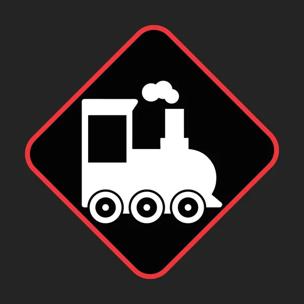 Ilustración Del Icono Del Tren Vectorial — Archivo Imágenes Vectoriales