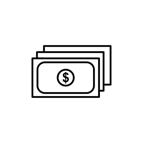 Valuta Pictogram Voor Project — Stockvector