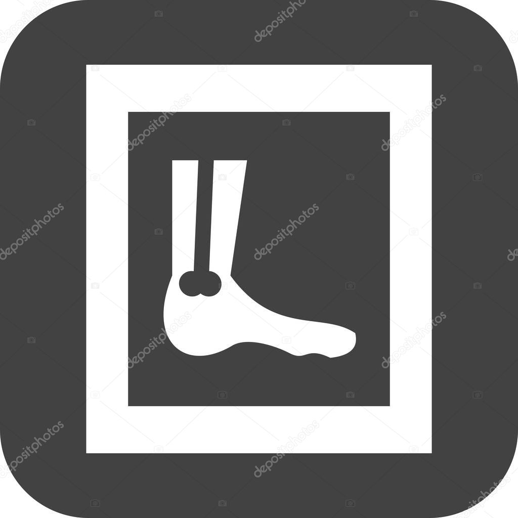 Vector foot icon for your project