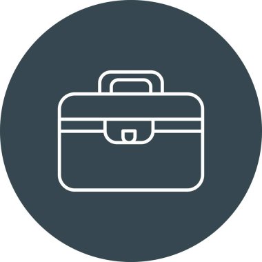 çanta simgesi, web grafiği, vektör illüstrasyonu 