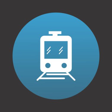  Vektör tren simgesi illüstrasyonu