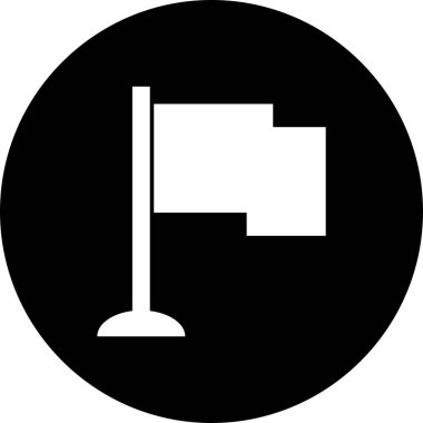 bayrak simgesi, web grafiği, vektör illüstrasyonu 