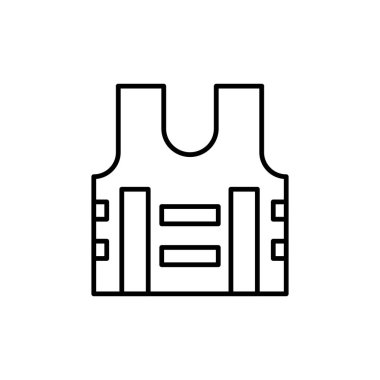  Projeniz için işçi güvenlik ceketi simgesi