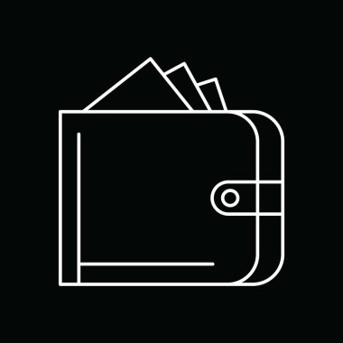  cüzdan simgesi yaratıcı tasarım şablonu