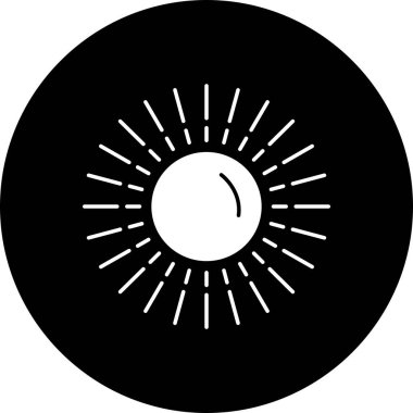  Vektör güneş simgesi illüstrasyonu