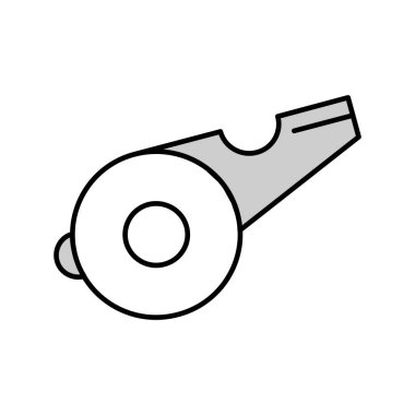 Vektör düdük simgesi yaratıcı vektör tasarım şablonu