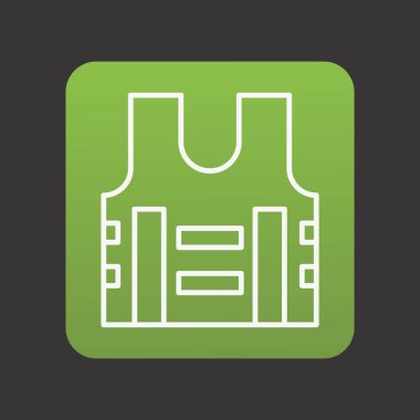  Projeniz için işçi güvenlik ceketi simgesi