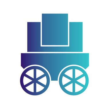  Projeniz için vektör vagonu simgesi