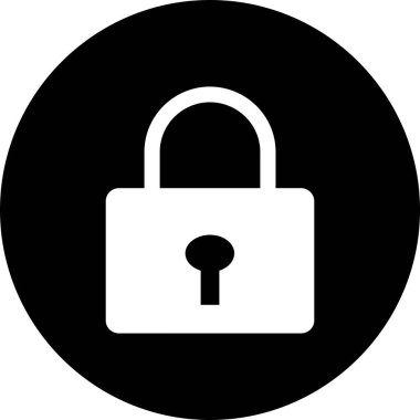 Projeniz için vektör kilidi simgesi