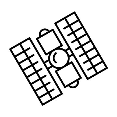 uydu simgesi, web grafiği, vektör illüstrasyonu 