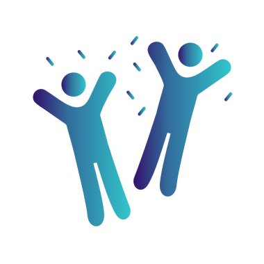 Projeniz için mutlu vektör simgesi