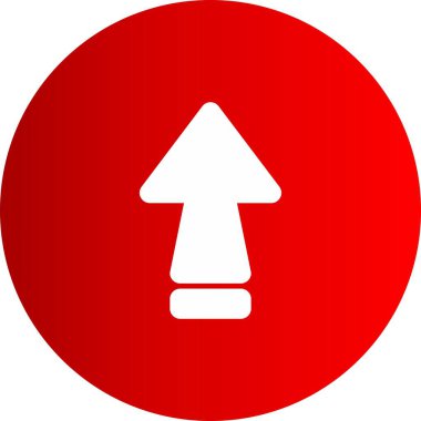  Web tasarımı için yukarı yönlü ok simgesi