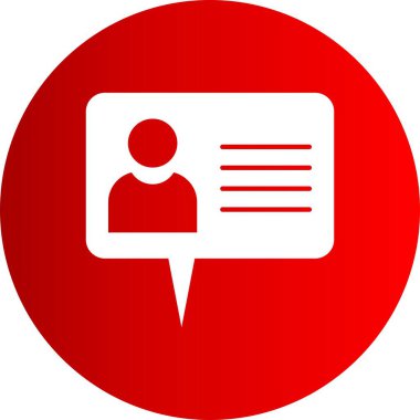 Projeniz için vektör sohbet simgesi