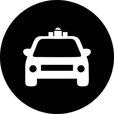 Polis arabası, vektör illüstrasyon